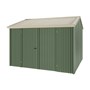 Handi-Heritage Shed H3 3.30X3.30 Roof:Merino Wall:Rivergum Front/Rear Double Door