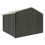 Handi-Heritage Shed H3 3.30X3.30 Roof:Merino Wall:Slate Grey Front/Rear Double Door