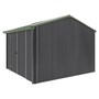Handi-Heritage Shed H3 3.30X3.30 Roof:Rivergum Wall:Gun Metal Grey Front/Rear Double Door