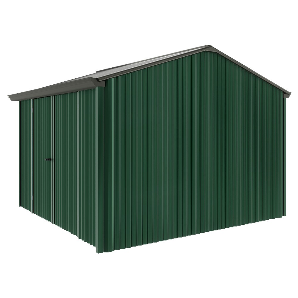 Handi-Heritage Shed H3 3.30X3.30 Roof:Slate Grey Wall:Caulfield Green Front/Rear Double Door