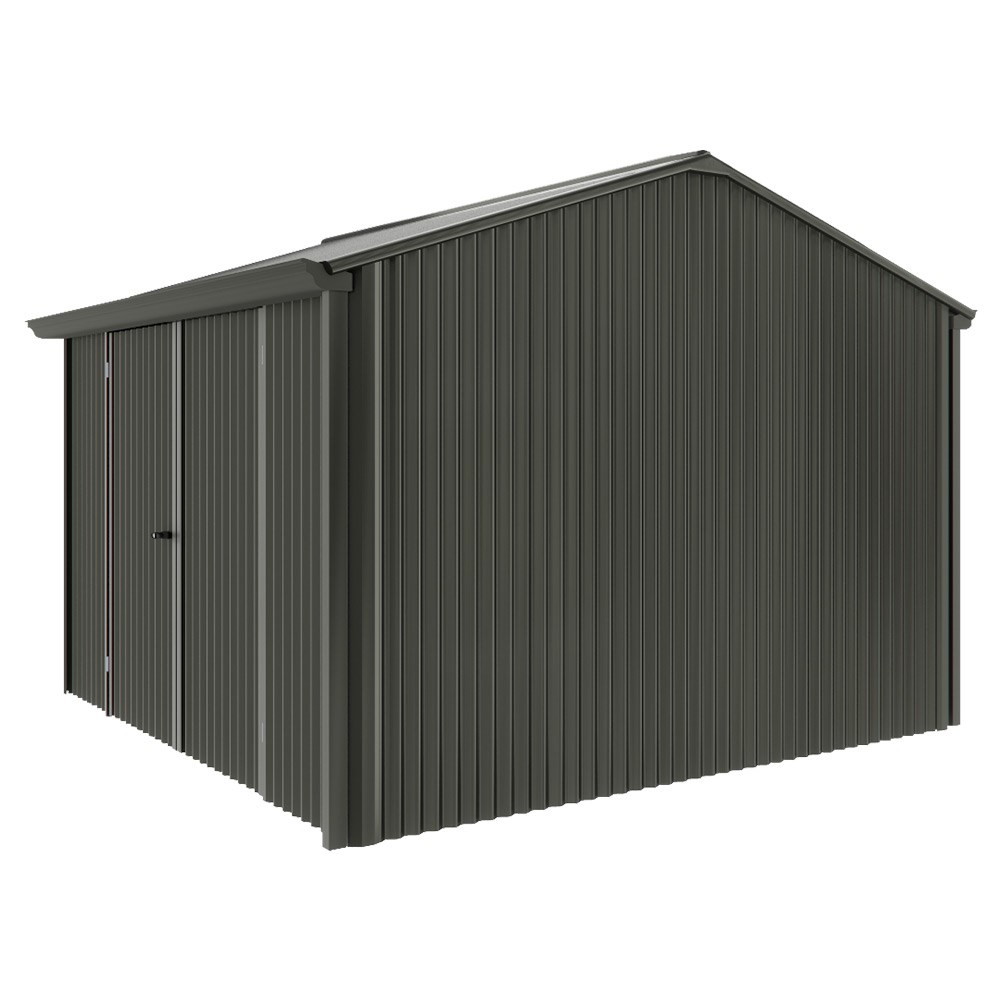 Handi-Heritage Shed H3 3.30X3.30 Roof:Slate Grey Wall:Slate Grey Front/Rear Double Door