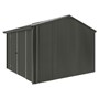 Handi-Heritage Shed H3 3.30X3.30 Roof:Slate Grey Wall:Slate Grey Front/Rear Double Door