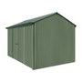 Handi-Heritage Shed H4 3.96X2.52 Roof:Caulfield Green Wall:Rivergum Front/Rear Double Door