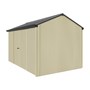 Handi-Heritage Shed H4 3.96X2.52 Roof:Gun Metal Grey Wall:Primrose Front/Rear Double Door