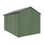 Handi-Heritage Shed H4 3.96X2.52 Roof:Gun Metal Grey Wall:Rivergum Front/Rear Double Door