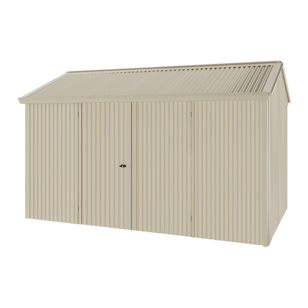 Handi-Heritage Shed H4 3.96X2.52 Roof:Merino Wall:Merino Front/Rear Double Door