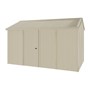 Handi-Heritage Shed H4 3.96X2.52 Roof:Merino Wall:Merino Front/Rear Double Door