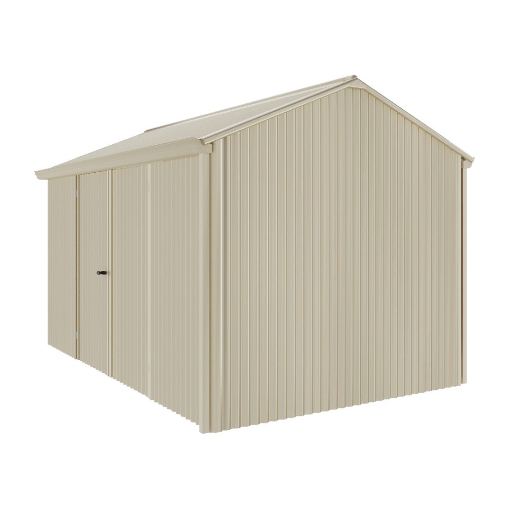 Handi-Heritage Shed H4 3.96X2.52 Roof:Merino Wall:Merino Front/Rear Double Door