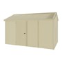 Handi-Heritage Shed H4 3.96X2.52 Roof:Primrose Wall:Primrose Front/Rear Double Door