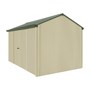 Handi-Heritage Shed H4 3.96X2.52 Roof:Rivergum Wall:Primrose Front/Rear Double Door