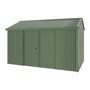 Handi-Heritage Shed H4 3.96X2.52 Roof:Rivergum Wall:Rivergum Front/Rear Double Door