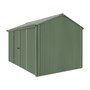 Handi-Heritage Shed H4 3.96X2.52 Roof:Rivergum Wall:Rivergum Front/Rear Double Door