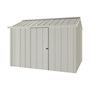 Handi-Hilander Garden Shed HH2 3.25x2.63m Gutter Side Door Off White