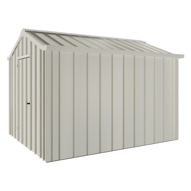 Handi-Hilander Garden Shed HH2 3.25x2.63m Gable End Door Off White