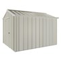 Handi-Hilander Garden Shed HH2 3.25x2.63m Gable End Door Off White