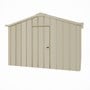 Handi-Hilander Garden Shed HH3 3.25x3.40m Gable End Door Merino