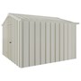 Handi-Hilander Garden Shed HH3 3.25x3.40m Gable End Door Off White