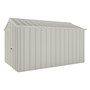 Handi-Hilander Garden Shed HH4 4.00x2.63m Gable End Door Off White