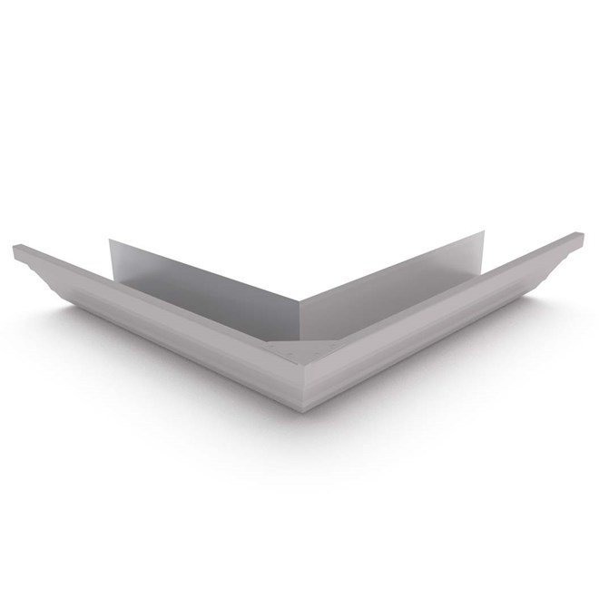 HK Gutter External Mitre Birch