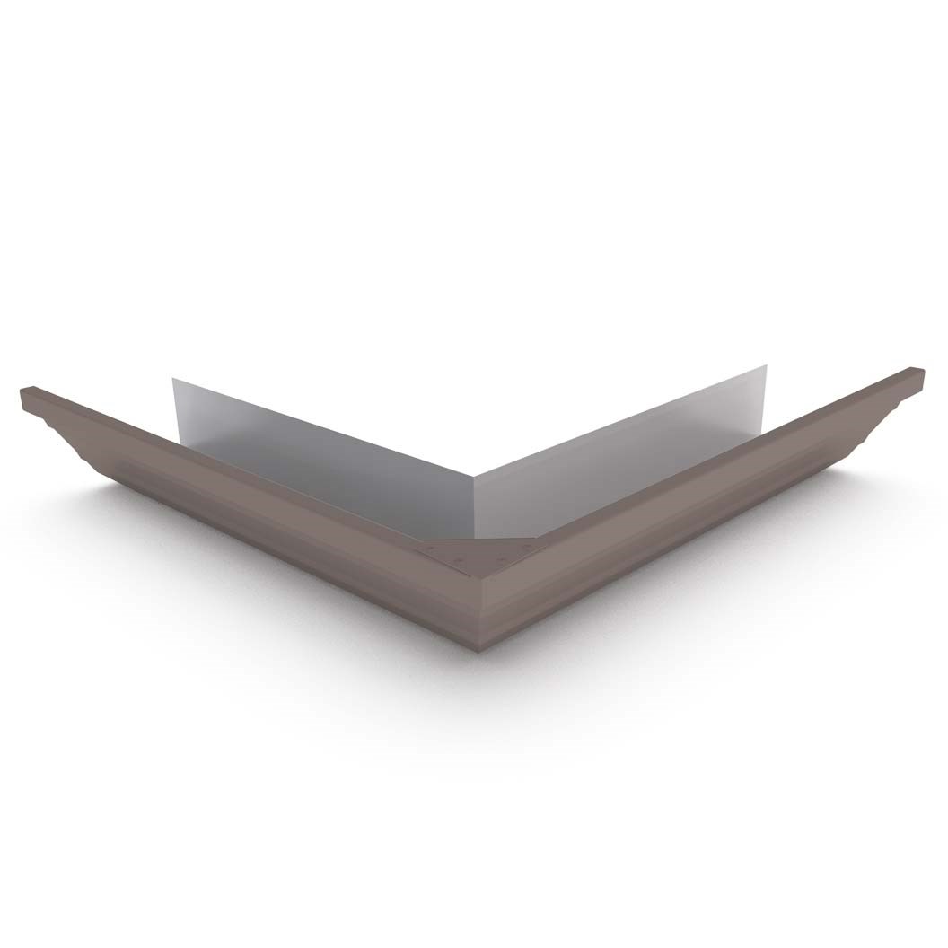 HK Gutter External Mitre Banyan Brown