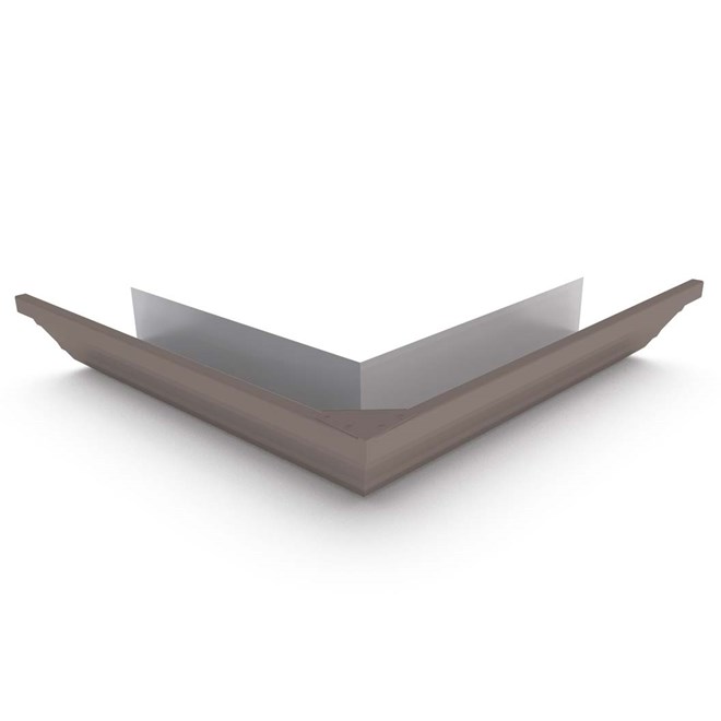 HK Gutter External Mitre Banyan Brown
