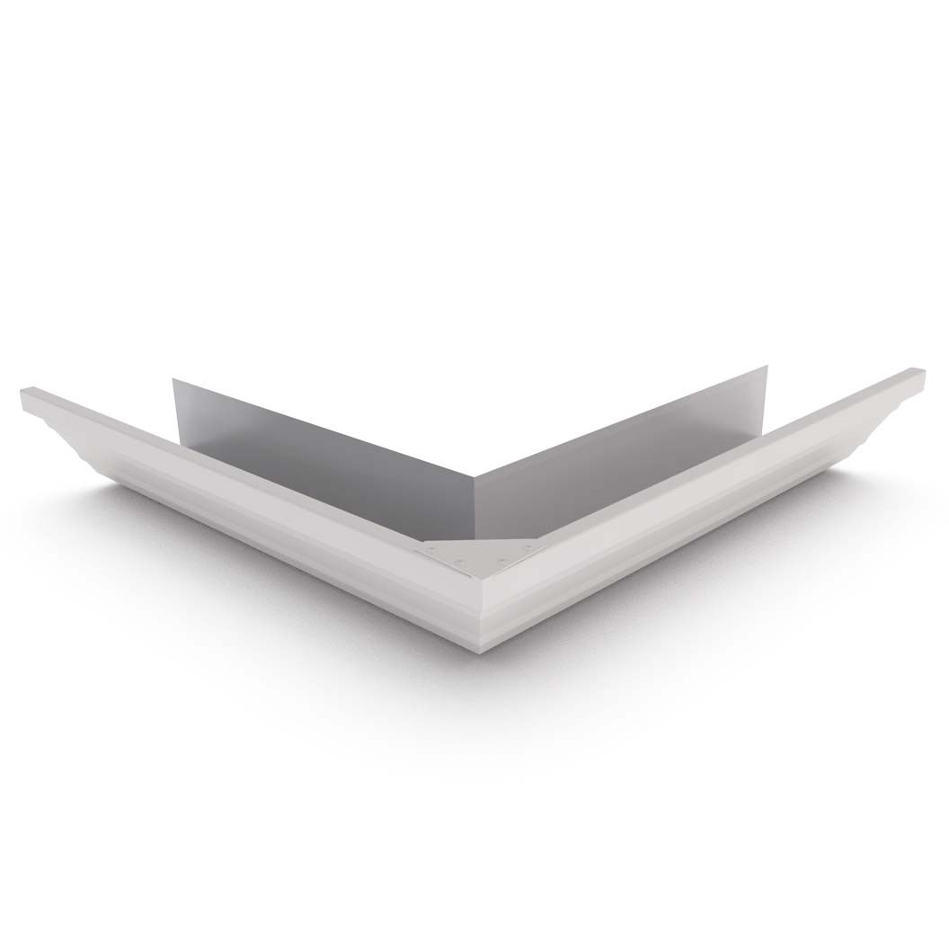 HK Gutter External Mitre Gull Grey