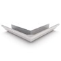 HK Gutter External Mitre Gull Grey
