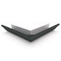 HK Gutter External Mitre Gun Metal Grey