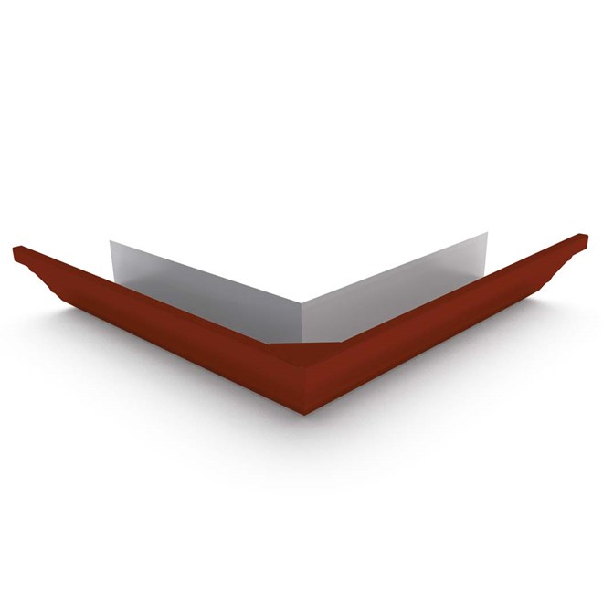 HK Gutter External Mitre Heritage Red