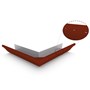 HK Gutter External Mitre Slotted Heritage Red