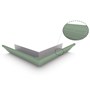 HK Gutter External Mitre Slotted Mist Green