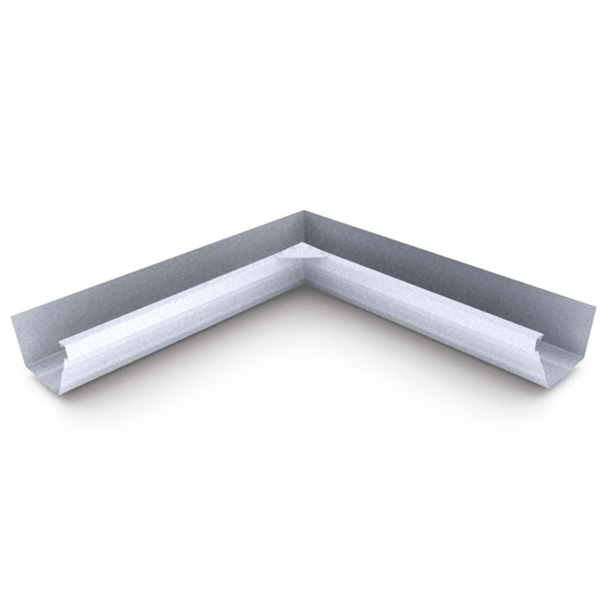 HK Gutter Internal Mitre Zinc/Aluminium