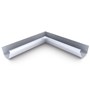 HK Gutter Internal Mitre Zinc/Aluminium