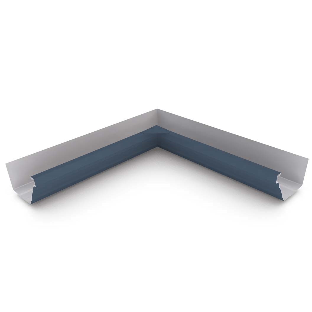 HK Gutter Internal Mitre Dark Stone
