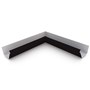 HK Gutter Internal Mitre Ebony