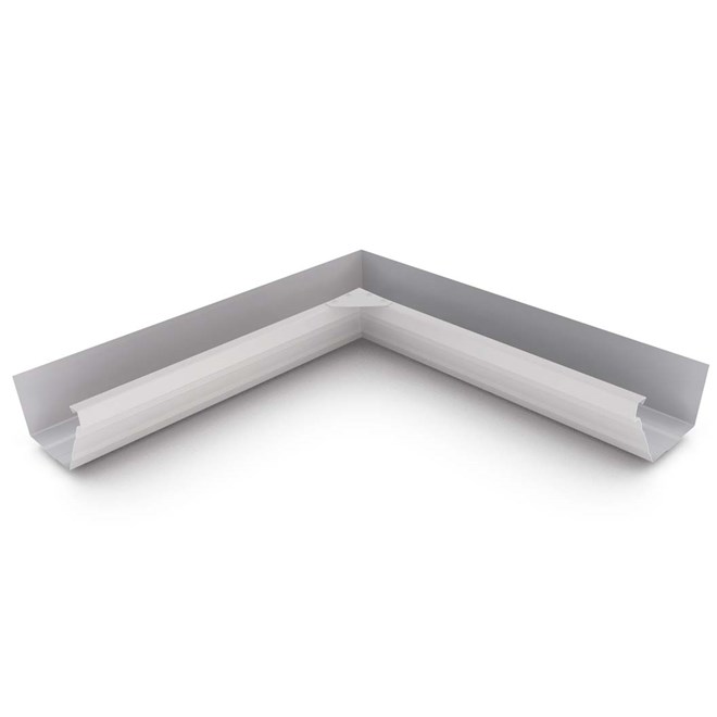HK Gutter Internal Mitre Gull Grey