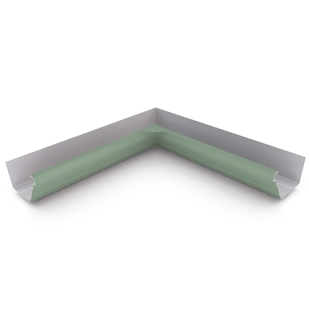 HK Gutter Internal Mitre Mist Green