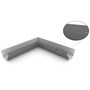 HK Gutter Internal Mitre Slotted Cobblestone