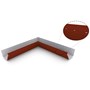 HK Gutter Internal Mitre Slotted Heritage Red