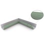HK Gutter Internal Mitre Slotted Mist Green