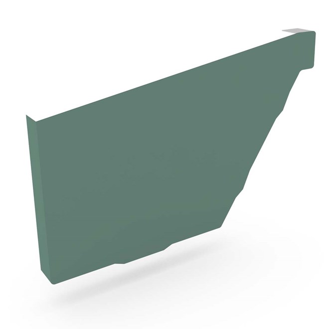 HK Gutter Stop End Left Hand Rivergum