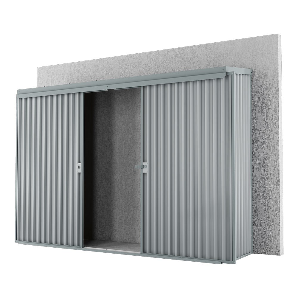 Handi-Locker Wall Mount Shed Zinc/Al