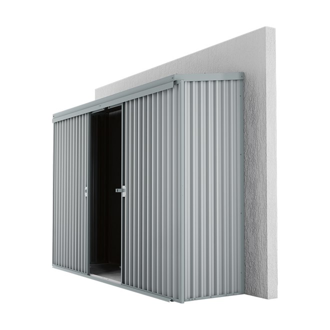 Handi-Locker Wall Mount Shed Zinc/Al