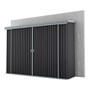 Handi-Locker Wall Mount Shed Gun Metal Grey