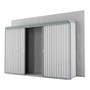 Handi-Locker Wall Mount Shed Off White