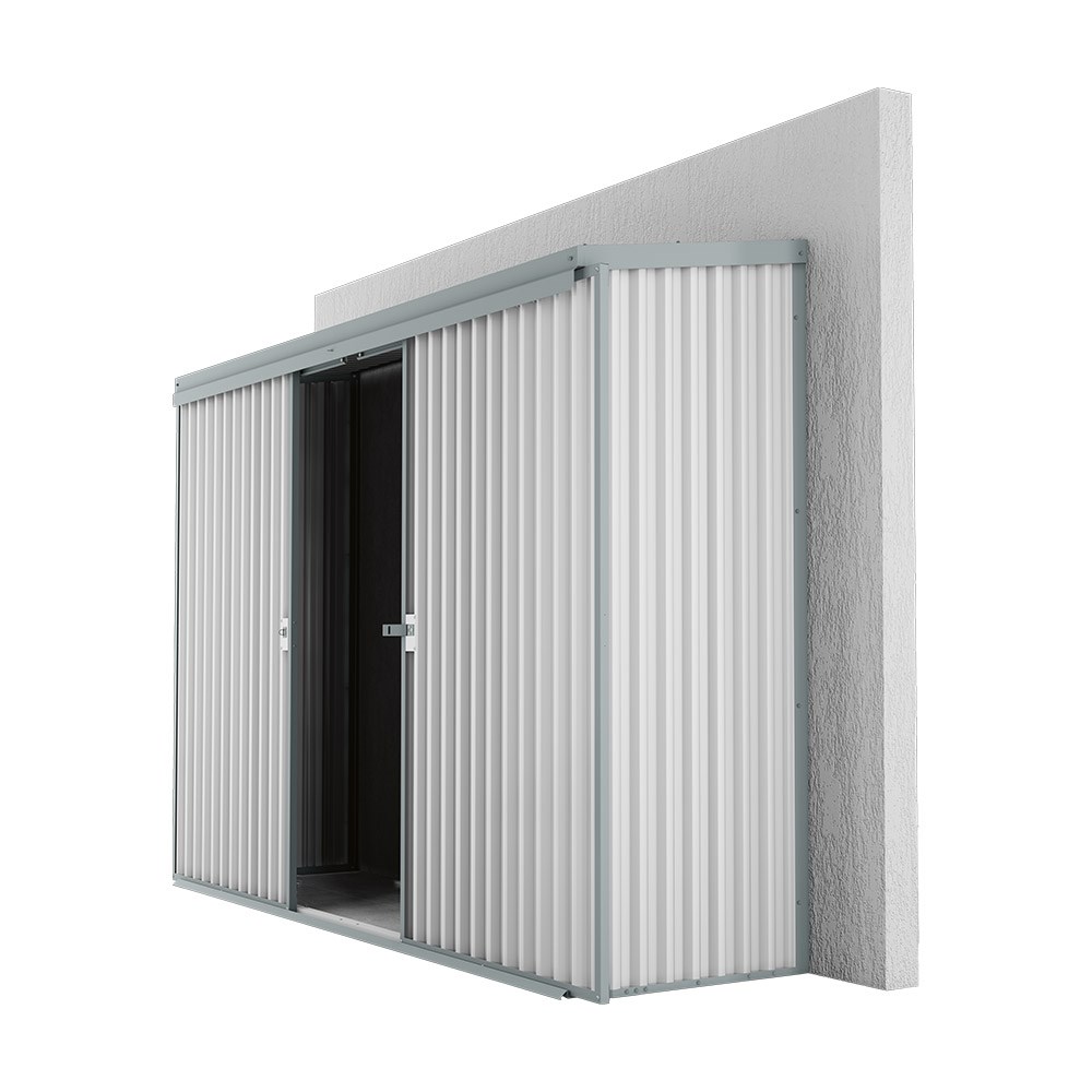 Handi-Locker Wall Mount Shed Off White