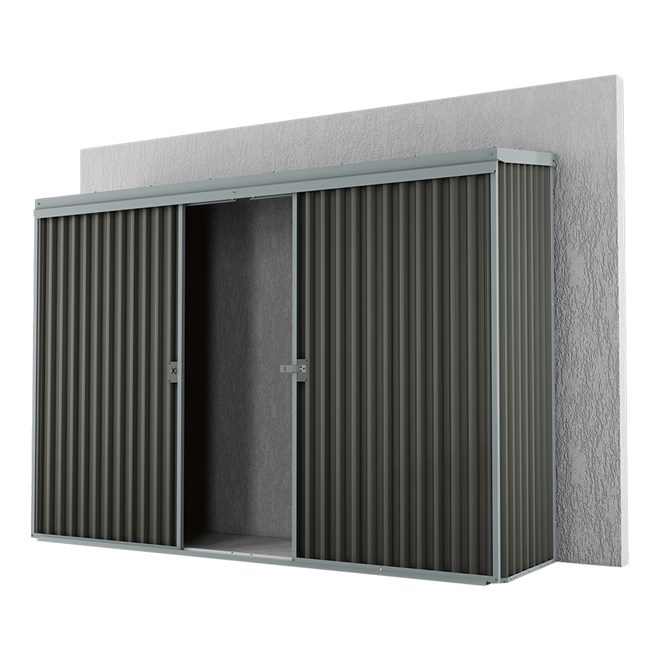 Handi-Locker Wall Mount Shed Slate Grey