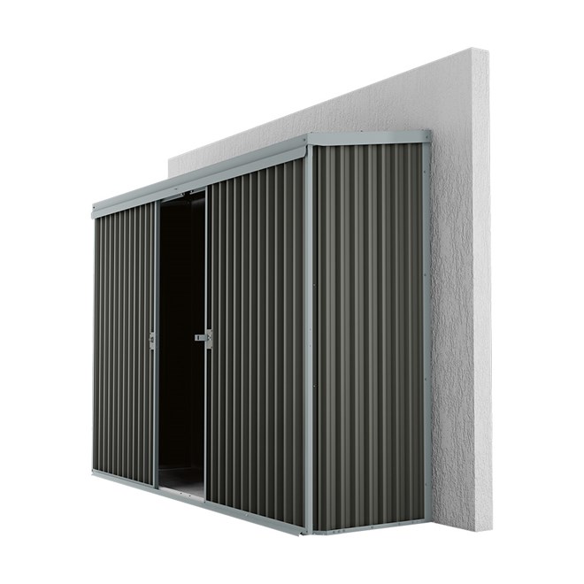 Handi-Locker Wall Mount Shed Slate Grey
