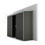Handi-Locker Wall Mount Shed Slate Grey