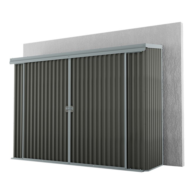 Handi-Locker Wall Mount Shed Slate Grey